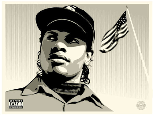 shepard fairey eazy e #fairey #eazy #shepard