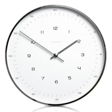 Max Bill Modern Wall Clock with Numbers ($200-500) — Svpply #clock #wall