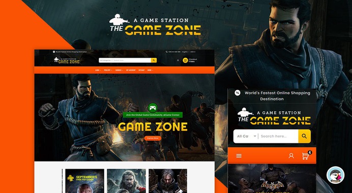 #Game #Zone & #Play #Station - #Prestashop #Responsive #Theme | #TemplateTrip #eCommerce #Website #Design #Template