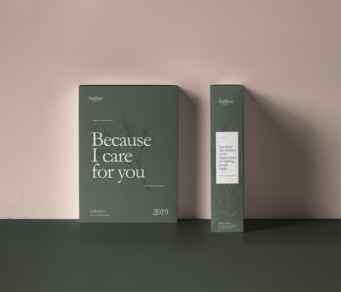 Anthea Branding - Mindsparkle Mag Leandra Rexhepi is the designer behind Anthea, a new brand identity for a flower and gift shop located in New York. #packaging #logo #identity #branding #design #color #photography #graphic #design #gallery #blog #project #mindsparkle #mag #beautiful #portfolio #designer