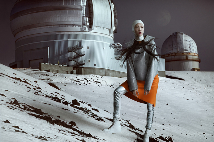 JOQUZ — Fashion Editorial and Cover for Noi.Se Magazine 32... #fashion #planet #space