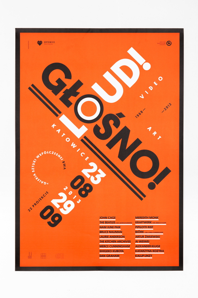 LOUD! / GŁOŚNO prints #poster #typography