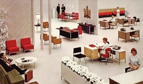 Vintage Interior #interior #furniture #steelcase #vintage