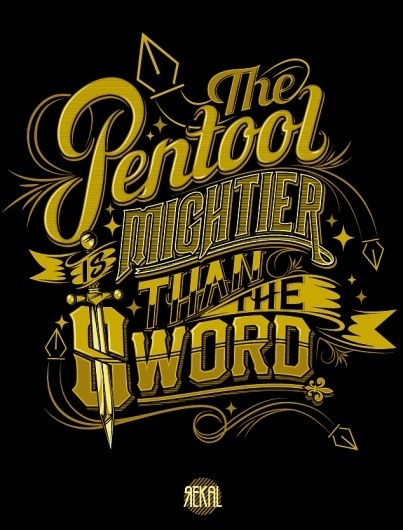 Design You Trust – Design and Beyond! #illustrator #handlettering #duotone #typography