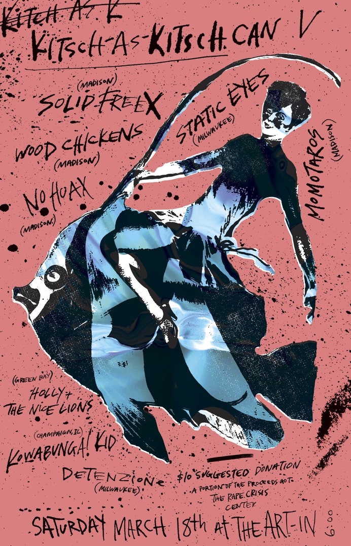 Lacey Smith - Luluweird Design - Gig Poster