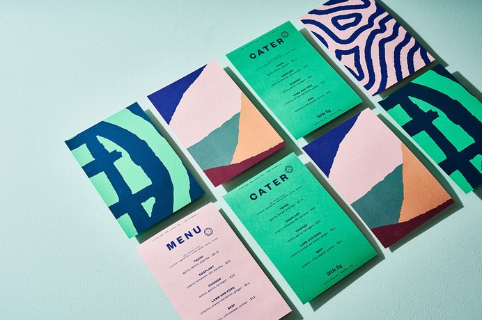 Little Fig Branding - Mindsparkle Mag SDCO Partners designed the new branding for Little Fig – a food restaurant specialised in deli and hummus located in the pythian Market in Louisiana USA #packaging #identity #branding #design #color #photography #graphic #design #gallery #blog #project #mindsparkle #mag #beautiful #portfolio #designer