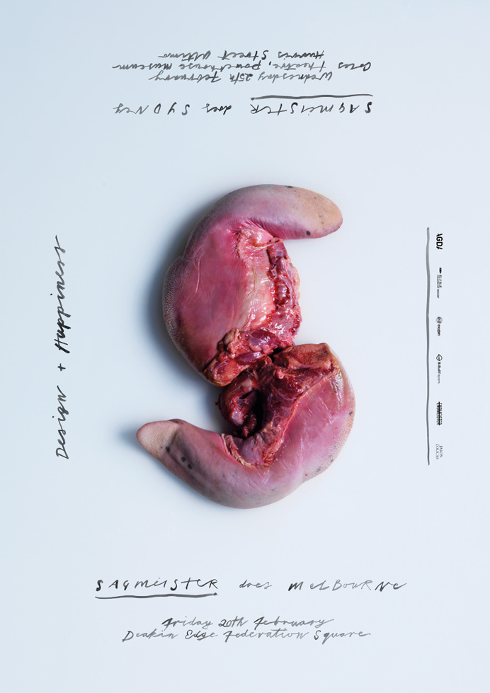 AGDA Sagmeister Tour Poster by End of Work