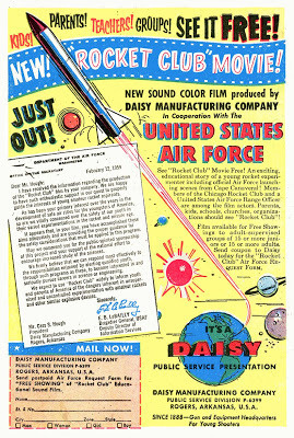 ROCKET CLUB MOVIE! #print #ad #comic book #rocket #space age #illustration