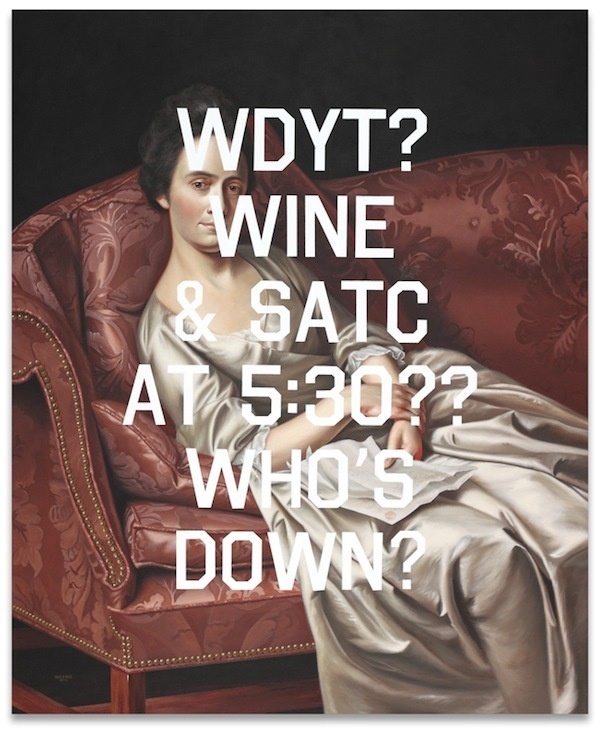 Portrait of A Lady, Saturday Night, WEB #art