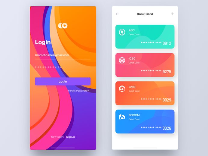 Bankcard #colors