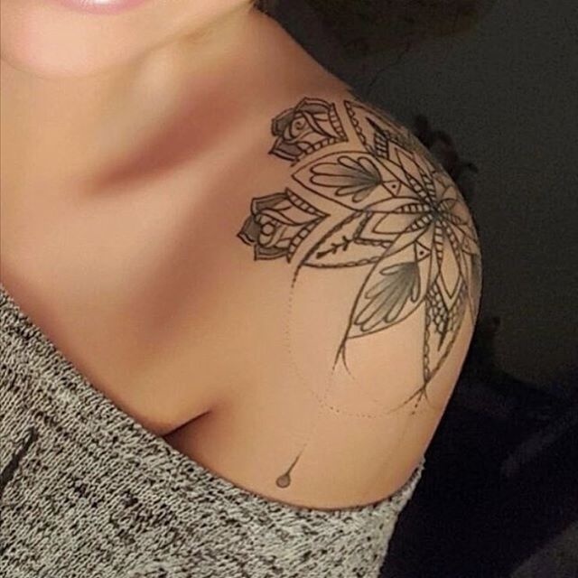 Blooming Shoulder Flower Tattoo Ideas - TattooGlee | Tattoos for women  flowers, Simple shoulder tattoo, Flower tattoo shoulder