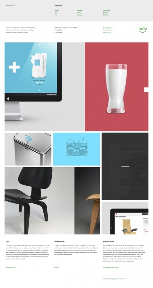 Hello Design on the Behance Network #grid #layout #web
