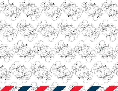 Heloise Ralantoaritsimba #cursive #postcard #script #pattern