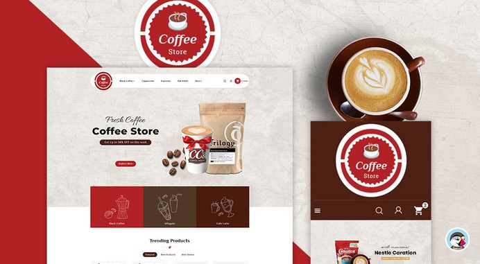 #Coffee & #Drinks Store - #Prestashop #Responsive #Theme | #TemplateTrip #eCommerce #Website #Template