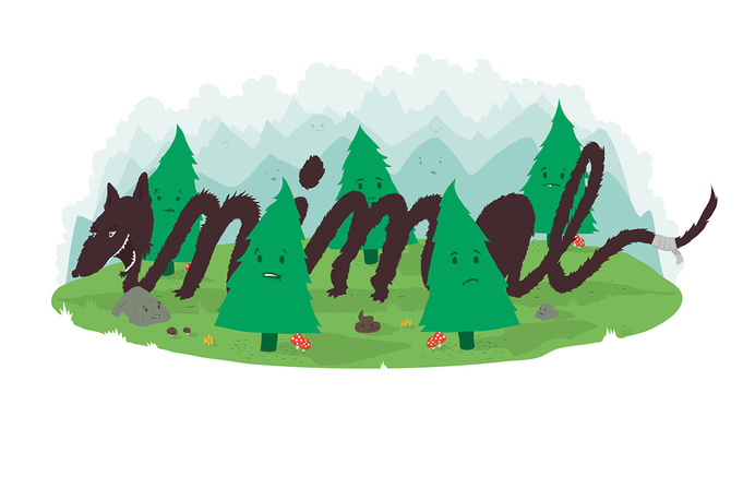 Chris Niemyski #logotype #collaboration #illustration #species #type #animal #typography