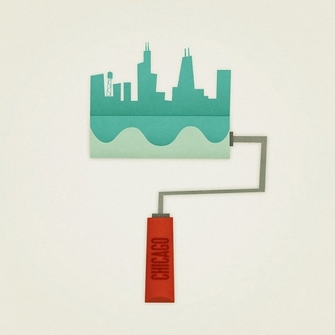 city painting