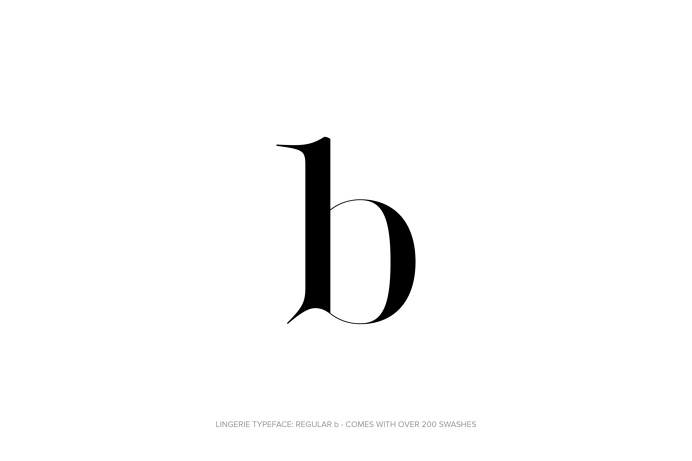 Lingerie Typeface - The Most Advanced Typeface For Fashion And Luxury by Moshik Nadav Typography #Lingerie #Typeface #Fashion #FashionTypogr