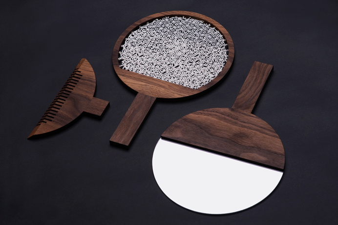 Katerina – beautiful wooden cosmetics set