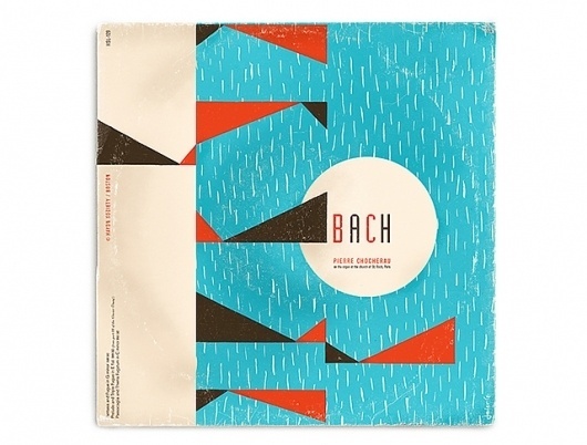 Javier Garcia Design // Work #album #garcia #retro #bach #javier