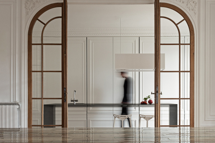 invisible kitchen by i29 interior architects seems to disappear in space #kitchen