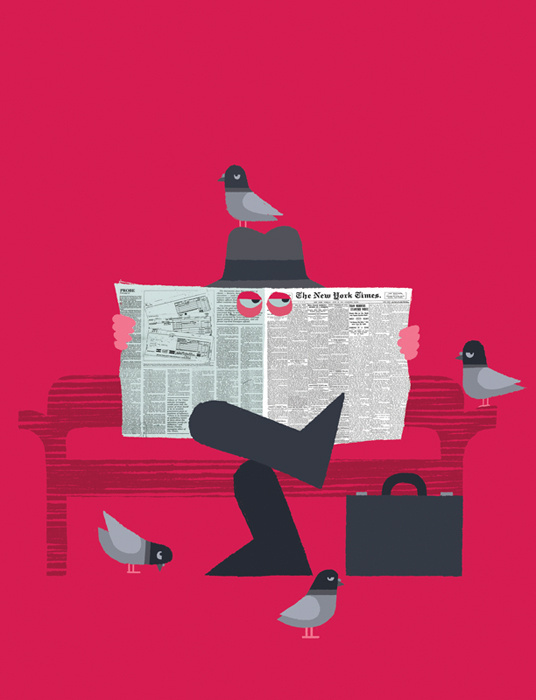 Adrian Johnson Studio Ltd. > Work Stealth Economics #illustration