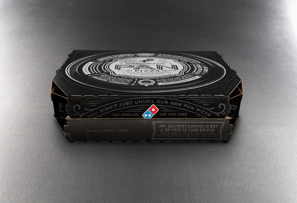 Domino's Pan Pizza #illustration #branding #typography