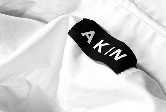 Akin by Alphabet #logo #label