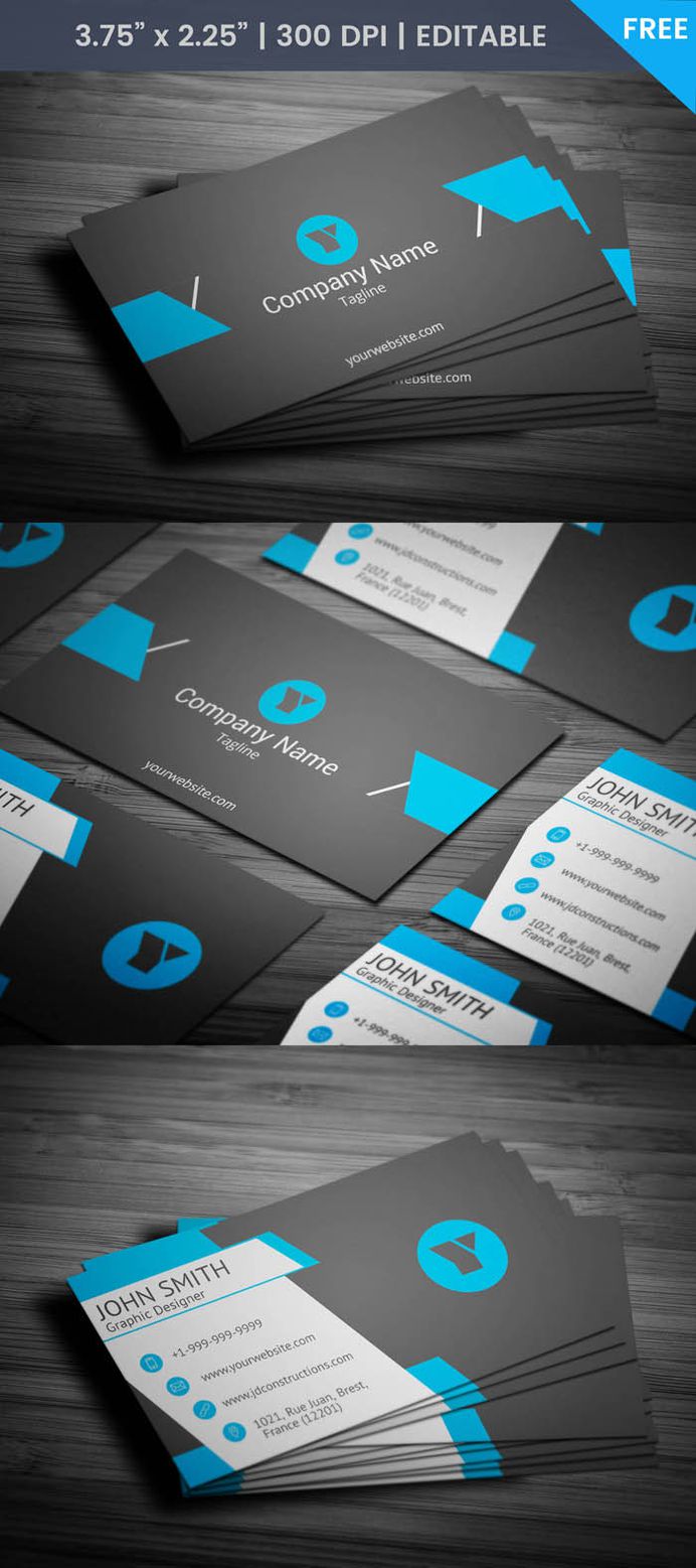 Free Nautical Business Card Template