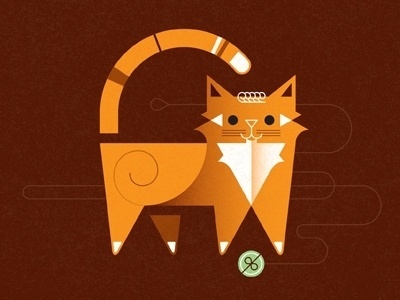 gill_red___orange.jpg (400×300) #illustration #cat