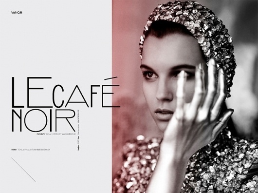Le Café Noir | Volt Café | by Volt Magazine #beauty #design #graphic #volt #photography #art #fashion #layout #magazine #typography
