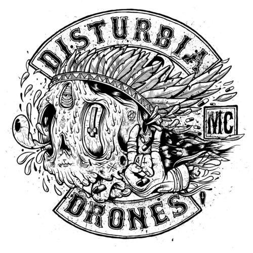 supersonic electronic / art - Drew Millward. #bikes #patch #disturbia #biker #motorcycle #club