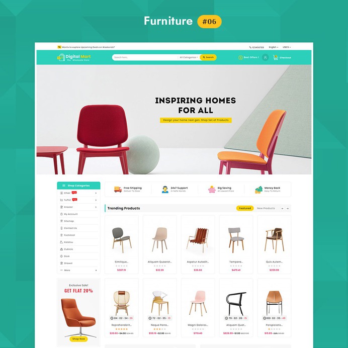 #Furniture #DigitalMart #Multipurpose #Mega Store – #Prestashop #Responsive #Theme | #TemplateTrip #eCommerce #Website #Design #Template