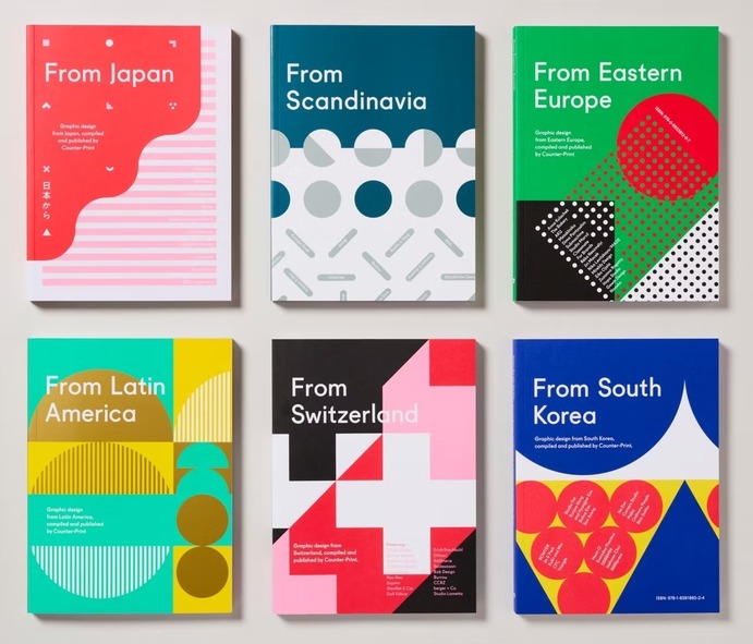 Counter print logo books
