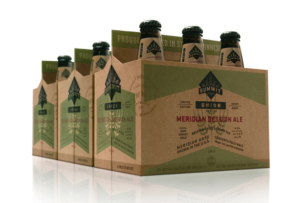 Summit Brewing Company's Union Series The Dieline #packaging #beer