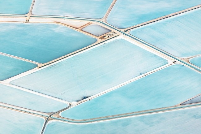 Blue Fields - Simon Butterworth #aerial #photography #water #abstract
