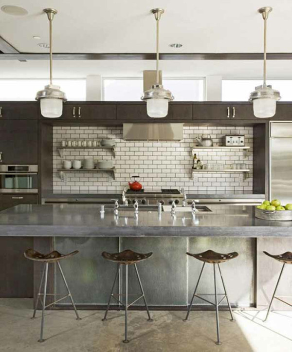 Interior Design Ideas: 12 Concrete Interiors Photo #interior #design #decor #kitchen #decoration