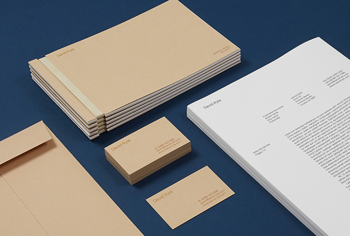 David Ryle by S-T #graphic #design #print #stationary