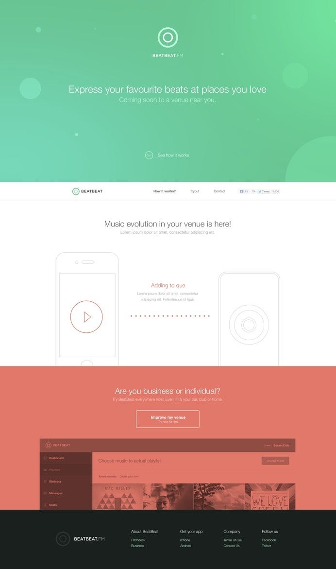 Landing page by David Stefanides #page #site #design #product #web #landing