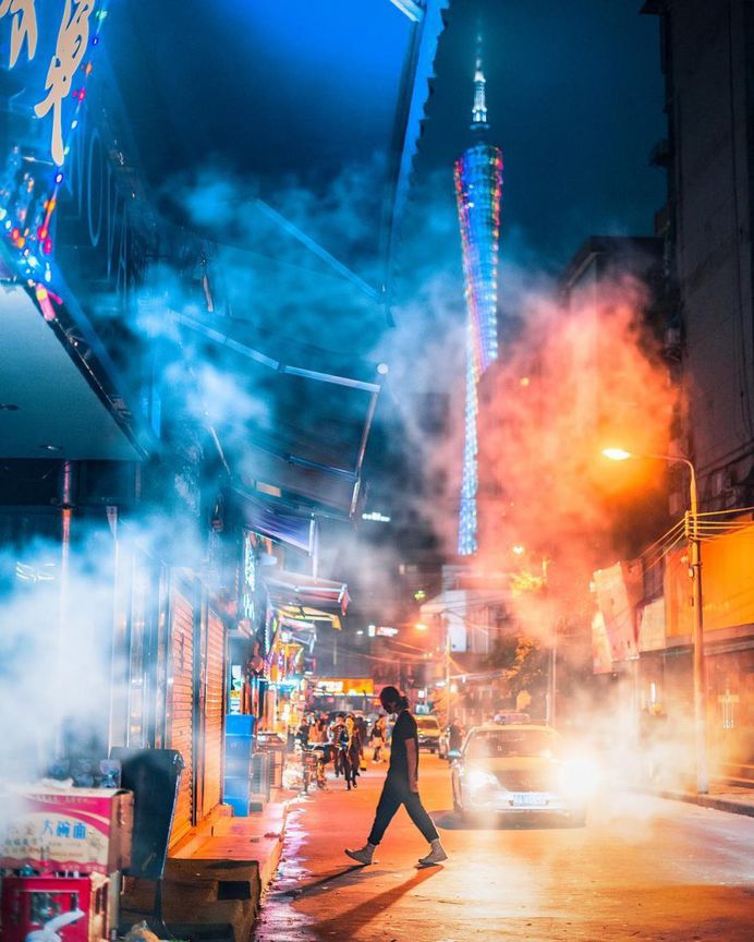 Neon, Moody and Cinematic Nightscapes of Shanghai and Beyond by Victor Chiang