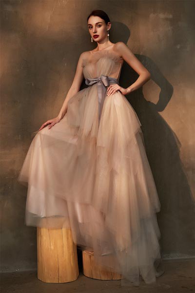 eDressit New Ruffle Corset Elegant Long Tulle Party Evening Dress (02201308)