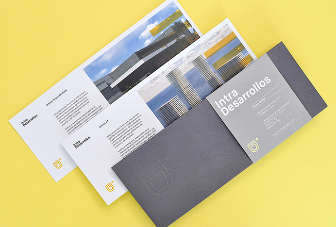 Intra Desarrollos by Firmalt #brand design #stationary