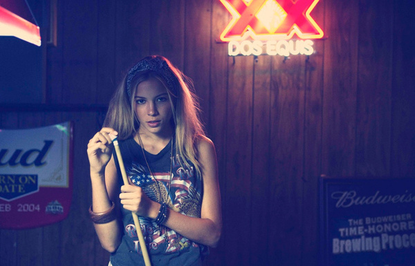 ANGELO SGAMBATI | LUST NATION #girl #flag #photo #american #dos #equis #wood #pool #photography #blonde #stick #tanktop #america