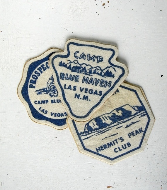3 vintage camp patches by noodleandlouvintage on Etsy #patches