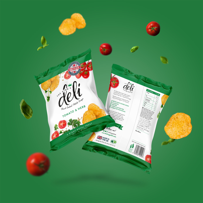 The King's Deli Crisps Packaging