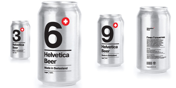 Helvetica Beer Packaging #beer #branding #dieline #the #helvetica