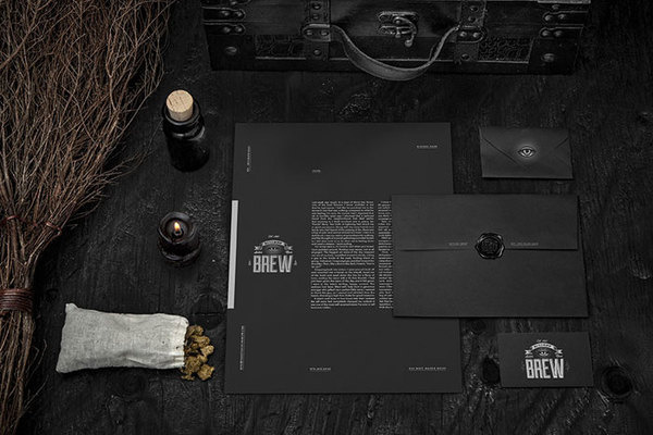 BitchesÂ Brew #logotype #identity #stationery