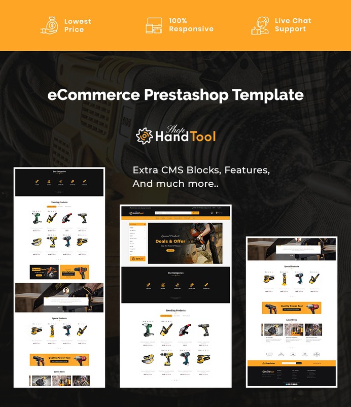 #Hand #Tools & #Equipment - #Prestashop #Responsive #Theme | #TemplateTrip #eCommerce #Website #Design #Template