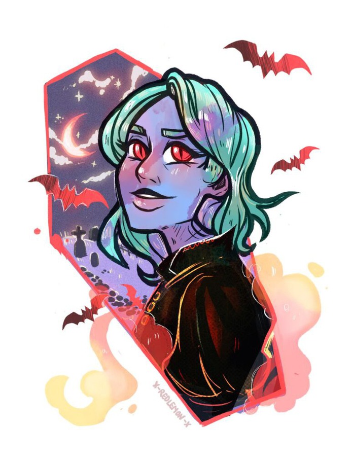 Cold and Blue – Vampire girl by X-RedLemon-X