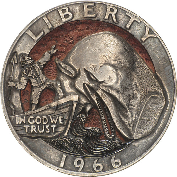 Remarkable Hobo Nickels Carved from Clad Coins by Paolo CurcioDecember 27 #coin #carved