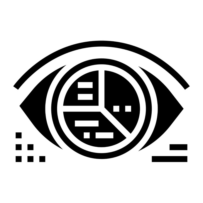 See more icon inspiration related to focus, eye, company vision, business and finance, Future, analytics, pie chart and statistics on Flaticon.
